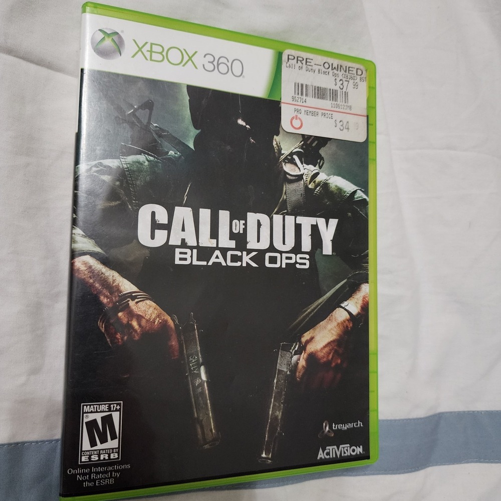 XBOX 360 Call Of Duty Black Ops Game Pre‎ Owned